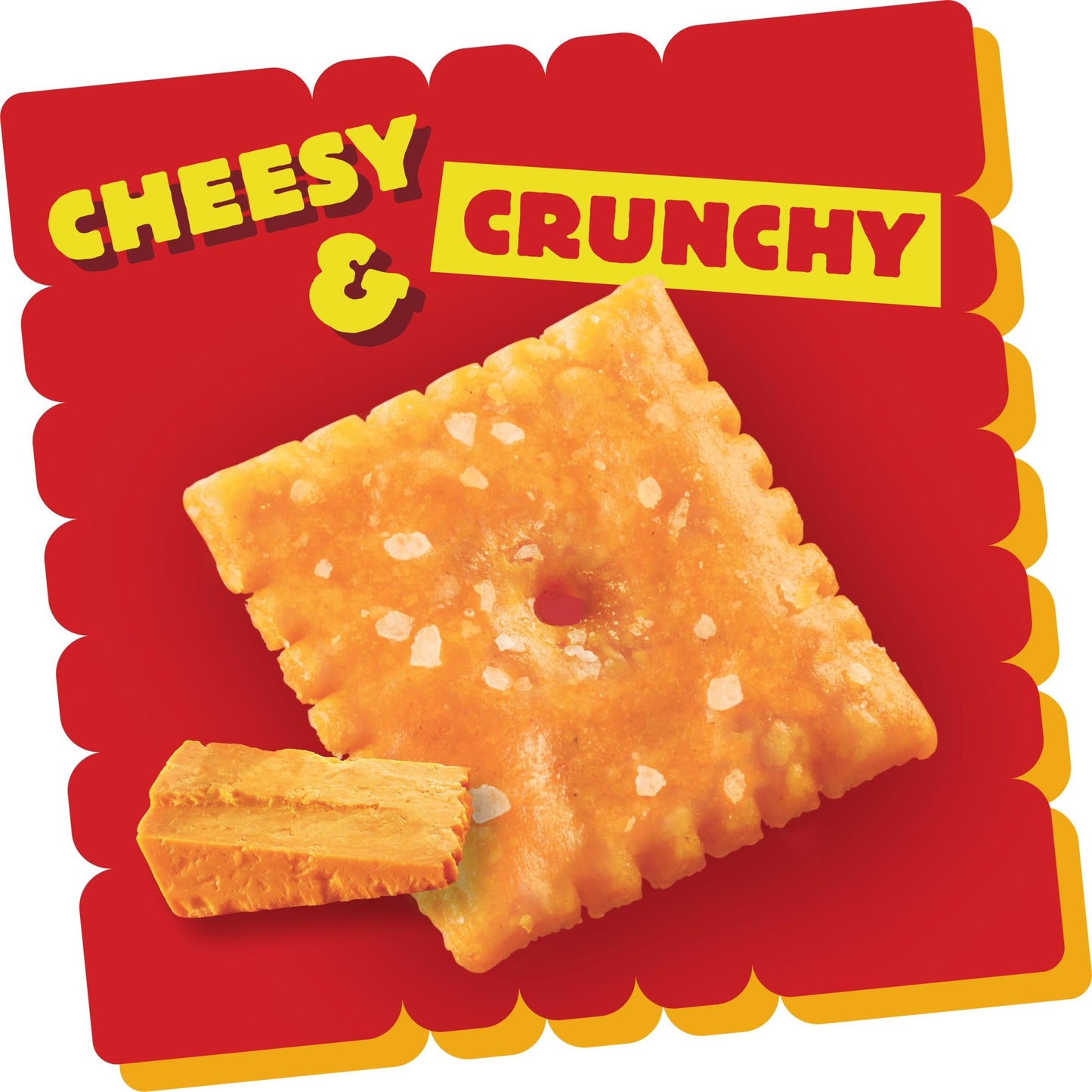 Cheez-It Cheese Crackers, Baked Snack Crackers, Lunch Snacks, Original, 21Oz Box (1 Box)
