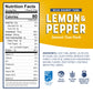 Bumble Bee Lemon & Pepper Seasoned Tuna, 2.5 oz Pouch - Ready to Eat - Wild Caught Tuna Packet - 17g Protein per Serving - Glute