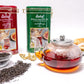 Sadaf Cardamom Tea Loose Leaf Tin 16 Oz - Special Blend Cardamom Ceylon Black Tea - Product Harvested In Sri Lanka
