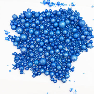 Edible Royal Blue Pearl Sugar Sprinkles Candy Baking Edible Cake Decorations Cupcake Toppers Cookie Decorating Celebrations Wedd
