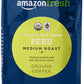 Amazon Fresh Organic Fair Trade Ground Coffee, Medium Roast, 12 Ounce
