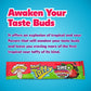 Warheads Tropical Sour Taffy 2-In-1 Chewy Bars - Tropical Candy Variety Pack - Assorted Flavors, Individually Wrapped Chewy Bars