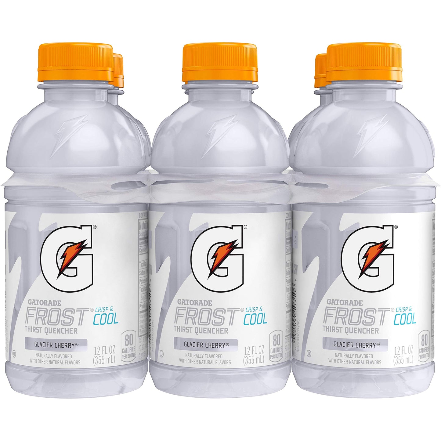 Gatorade Glacier Cherry Thirst Quencher, 12 Fl Oz Bottles, 6 Pack