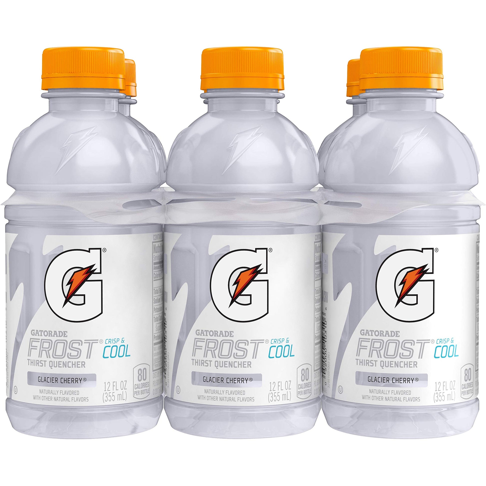 Gatorade Glacier Cherry Thirst Quencher, 12 Fl Oz Bottles, 6 Pack