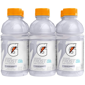 Gatorade Glacier Cherry Thirst Quencher, 12 Fl Oz Bottles, 6 Pack