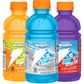 Gatorade Thirst Quencher  Mashups Variety Pack  Cool Blue-Fruit Punch  Lemon-Lime-Orange  Glacier Freeze-Glacier Cherry  12 Fl Oz (Pack of 18)