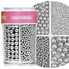 Silver Sprinkles, Edible Pearls for Cake Decorating, 7.8oz Sugar Candy Pearls for Baking, Cookie Decorations & Cupcake Topper, W