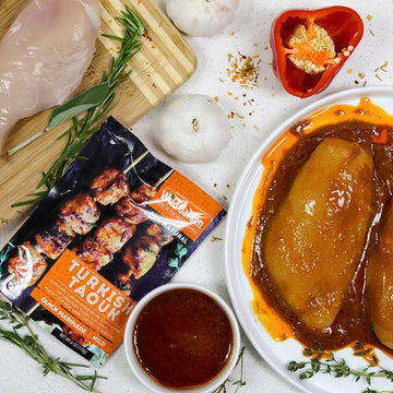 Wild Garden Gourmet Turkish Taouk Marinade, 100% Natural, 6 oz, Pack of 6, No Additives, Perfect for Grilled Chicken