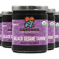 Dastony Organic Raw Black Sesame Butter, Vegan, Non-GMO, Gluten-Free, 8 oz (Pack of 6)