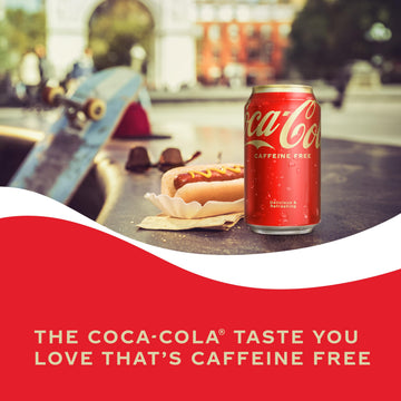 Coca-Cola Caffeine Free Soda, 12 Fl Oz (Pack of 12), Caramel, Model 049000029338