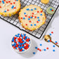 Cobakey Patriotic Sprinkles For Baking, 4Th Of July Sprinkles For Cupcakes, Red White And Blue Star Candy Perfect For Independen