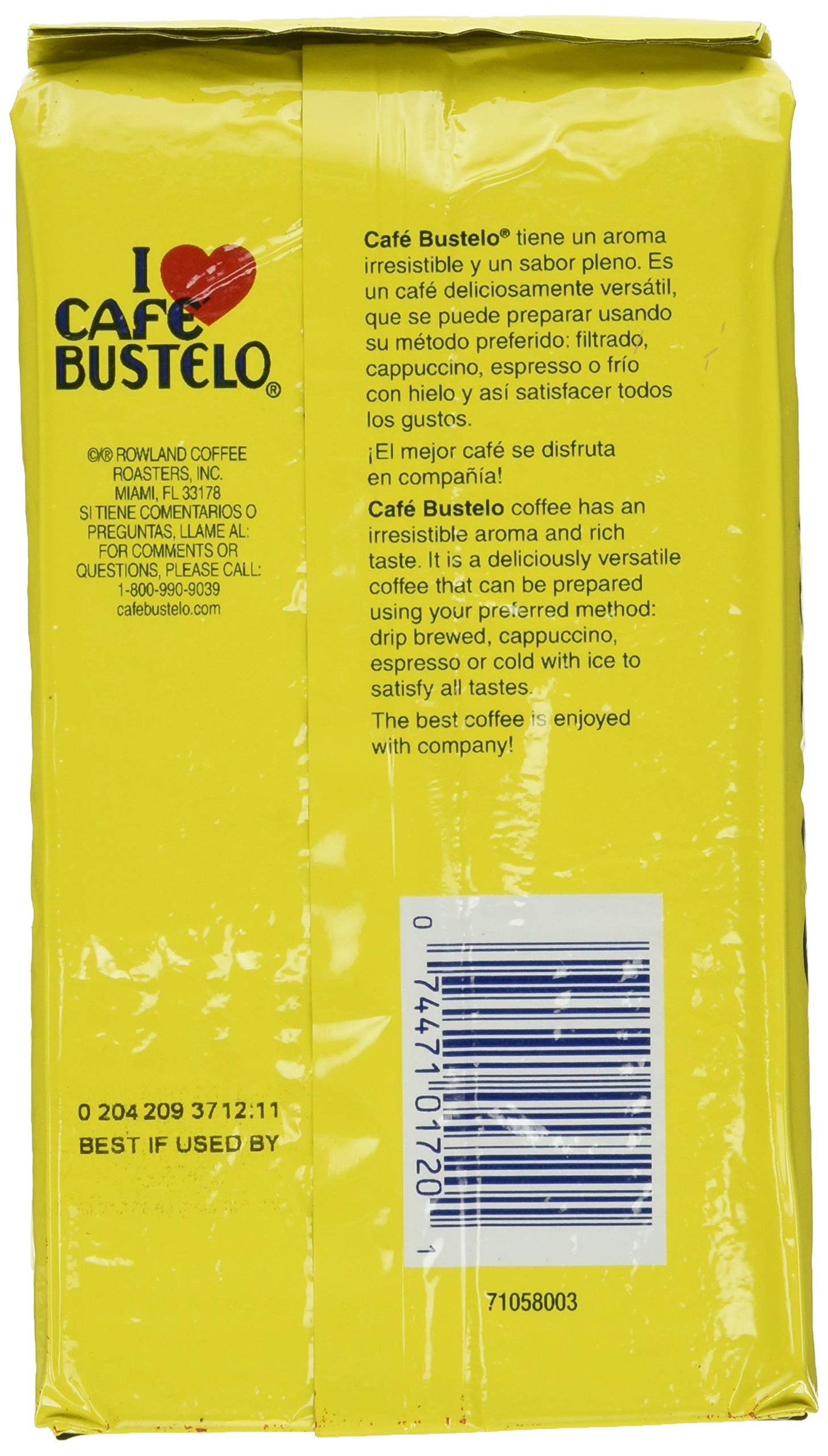 Caf   Bustelo Coffee, Espresso Ground Coffee Brick, 10 Ounces, 4 Count