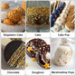 HUEBEATY 6-in-1 Gold Sprinkles Edible for Cake Decorating | 180g/6.36oz | Gold Coin & Star Confetti Sprinkles, Sanding Sugar, Ji