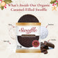 Chocolate Dipped Stroopwafels by Swoffle - LIMITED RELEASE - Certified Organic, Gluten Free Stroopwafels in Dark Chocolate Coati