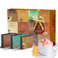 TILZ COLLECTION Hot Chocolate Gift Set - 12 Days of Gourmet Hot Chocolate - Perfect for Women, Kids, and Men - White