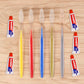 50Pcs Disposable Toothbrushes With Toothpaste (5 Colors)