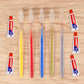 Fafortune Disposable Toothbrushes With Toothpaste 200Pcs (5 Colors)