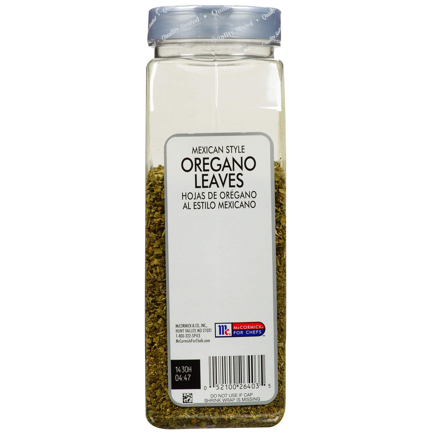 McCormick Culinary Mexican Oregano Leaves - 5 oz Container - Dried Herb for Tomato Dishes, Southwestern Dishes, Grilled Meats