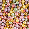 Kasvan Pastel Pearl Sugar Sprinkles - Edible Candy Pearls 130G/4.58 Oz, Mix Size Cake Candy, Decorate Cakes, Cookies, Ice Cream