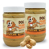 Poochie Butter Natural Dog Peanut Butter - Made In Usa Healthy  Creamy Peanut Butter Spread For Lick Mats & Food Toppers - Dry-Roasted Peanuts Non-Gmo No Sugar Added Dog Treats - 16 Oz (Pack Of 2)