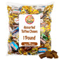 Fusion Sweets Assorted Toffee Candy - 1 Pound Bulk Chews, 75 Pieces, Five Flavors: Vanilla, Chocolate, Coffee, Rum, Mint, 6.02 x 2