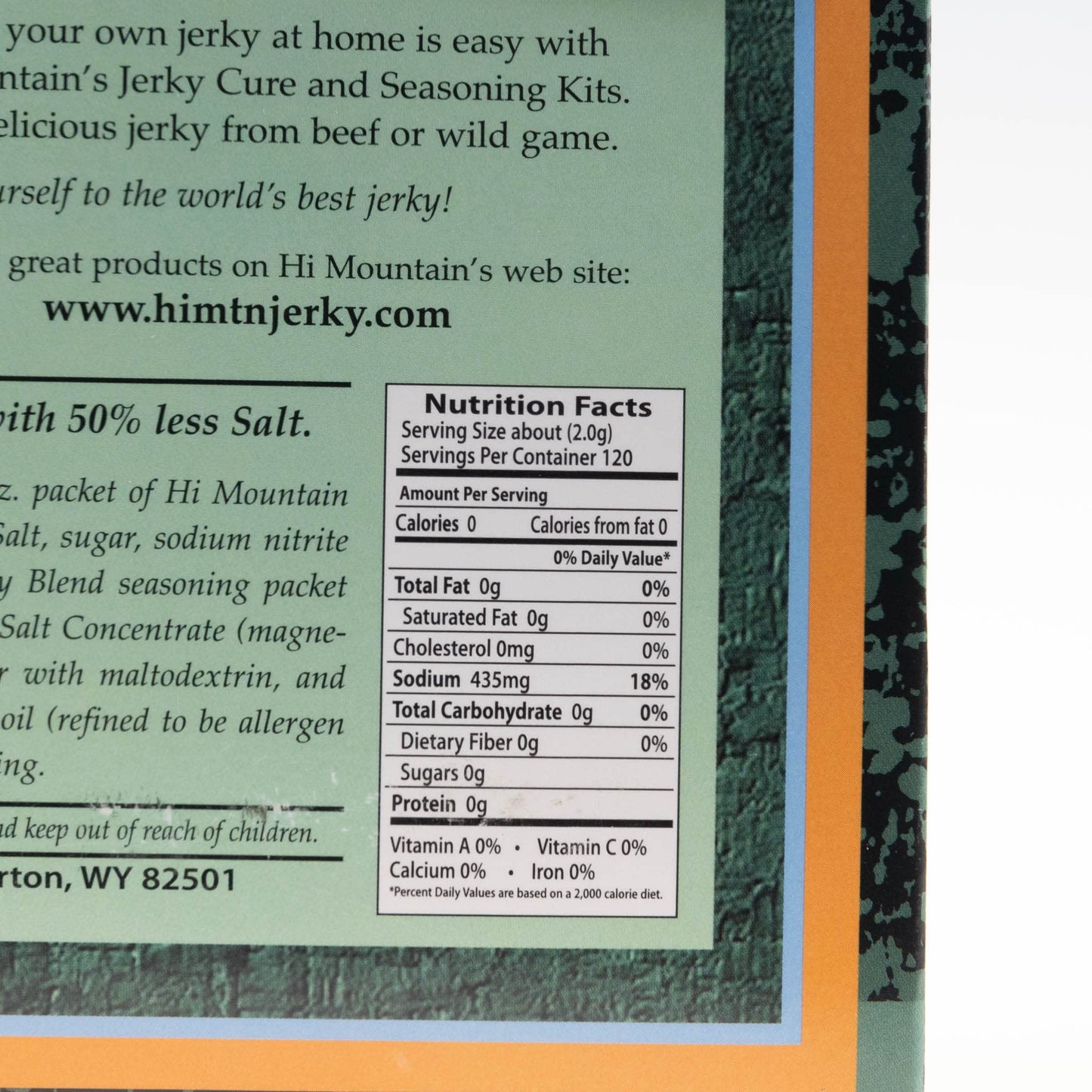 Hi Mountain Jerky Seasoning And Cure Kit | Low Sodium Hickory Blend | Create Savory Homemade Beef Jerky | Great For Beef, Deer,
