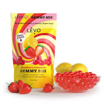 LEVO Gummy Mix - Strawberry Lemonade - Makes 64 Gummies - 1 Pack