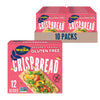 Wasa Gluten Free Sesame & Sea Salt Crispbread, 6.1 oz (Pack of 10), Gluten Free Crackers, Non-GMO Ingredients
