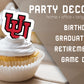 University Of Utah Utes Cupcake Toppers (24 Pcs) University Of Utah Party Supplies For Football Tailgating, Birthday Party, Utah