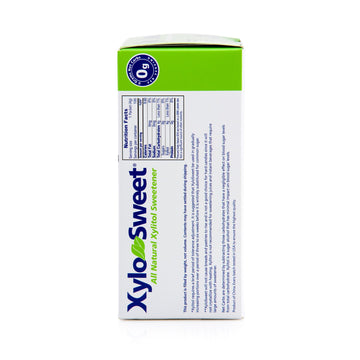 Xlear XyloSweet Non-GMO Xylitol Sweetener - Natural Sweetener Sugar Substitute, Granules, 100 Packets (Pack of 1)