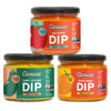 Growee Vegan Dip Trio Pack | Plant-Based Queso & Hummus Alternative | Dairy-Free, Gluten-Free & Nut-Free Spread | Perfect for Cr