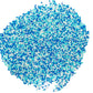Sentovac Blue And White Nonpareils Sprinkles Edible 2Mm Mini Peals Sprinkle For Cake Decorating Sugar Candy Cookie Cupcake Toppe