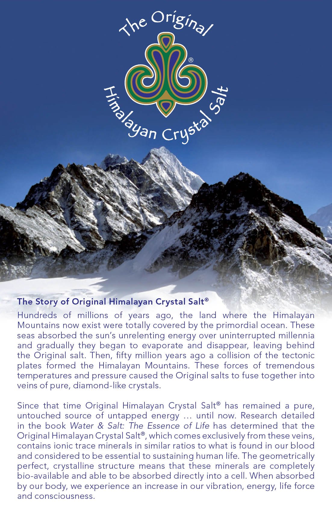 Original Himalayan Salt Crystal - Fine Granulated Culinary Salt for Cooking, Food Preparation and Health with 84 Trace Minerals