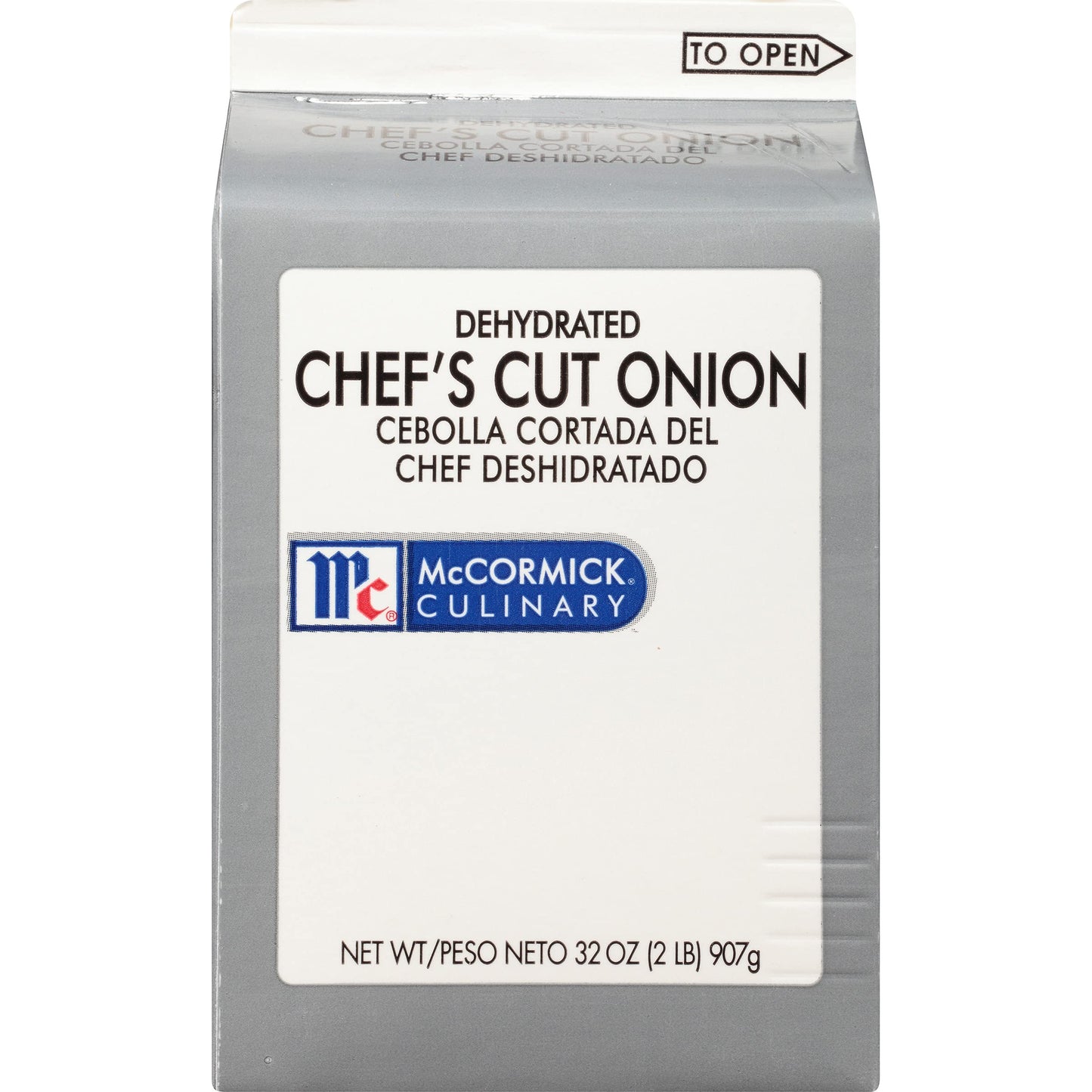 McCormick Culinary Dehydrated Chefs Cut Onion, 2 lb - One 2 Pound Container of Dehydrated Chopped Onions, Use as Fresh Onion Su