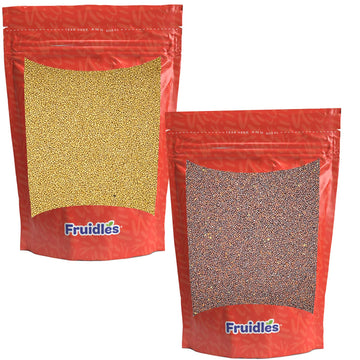 Yellow and Brown Mustard Seeds, Add Aroma, Flavor, and Seasoning to Every Dish, Kosher Certified, 10 Oz Each Total of 20 Oz (Yel
