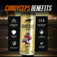 G.O.A.T. Fuel Energy Drink, Co-Founded By Jerry Rice, Natural Caffeine, Electrolytes, Bcaas, Cordyceps Mushrooms & Antioxidants, Light Carbonation Pre Workout, 12 Pack, 12 Fl Oz, Tropical Berry