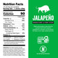 Chefs Cut Real Snack Sticks - High Protein Meat Snack, Gluten Free, Keto-Friendly, Jalapeño Heat, 1 oz Stick, 12-Count Bag