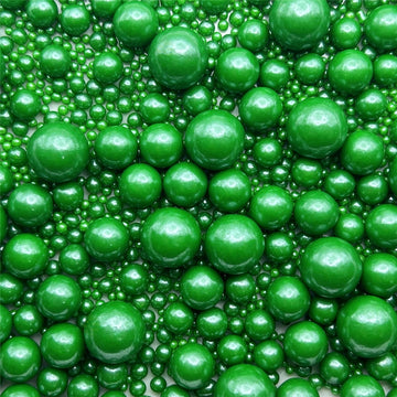 Christmas Green Edible Pearls For Cake Decorating 5.1 Oz Christmas Green Edible Pearls Christmas Sprinkles Green Pearl Sprinkles