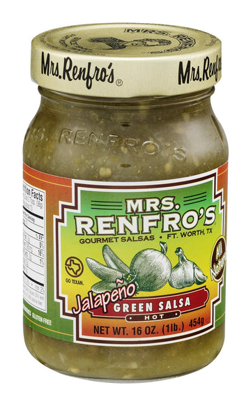 Renfro Fine Foods Salsa, Green, 16 Ounce (Pack of 6)