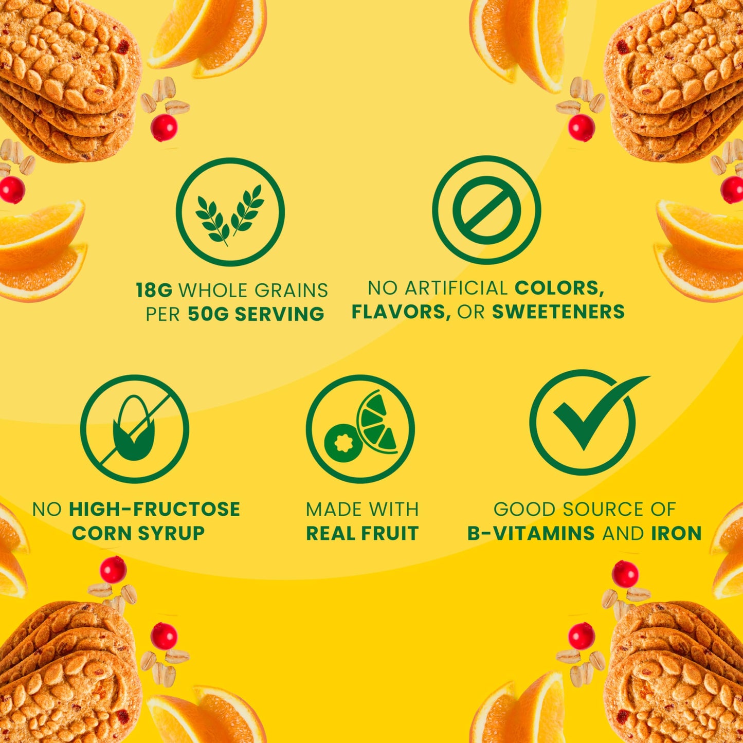belVita Cranberry Orange Breakfast Biscuits, 30 Total Packs, 6 Boxes (4 Biscuits Per Pack)
