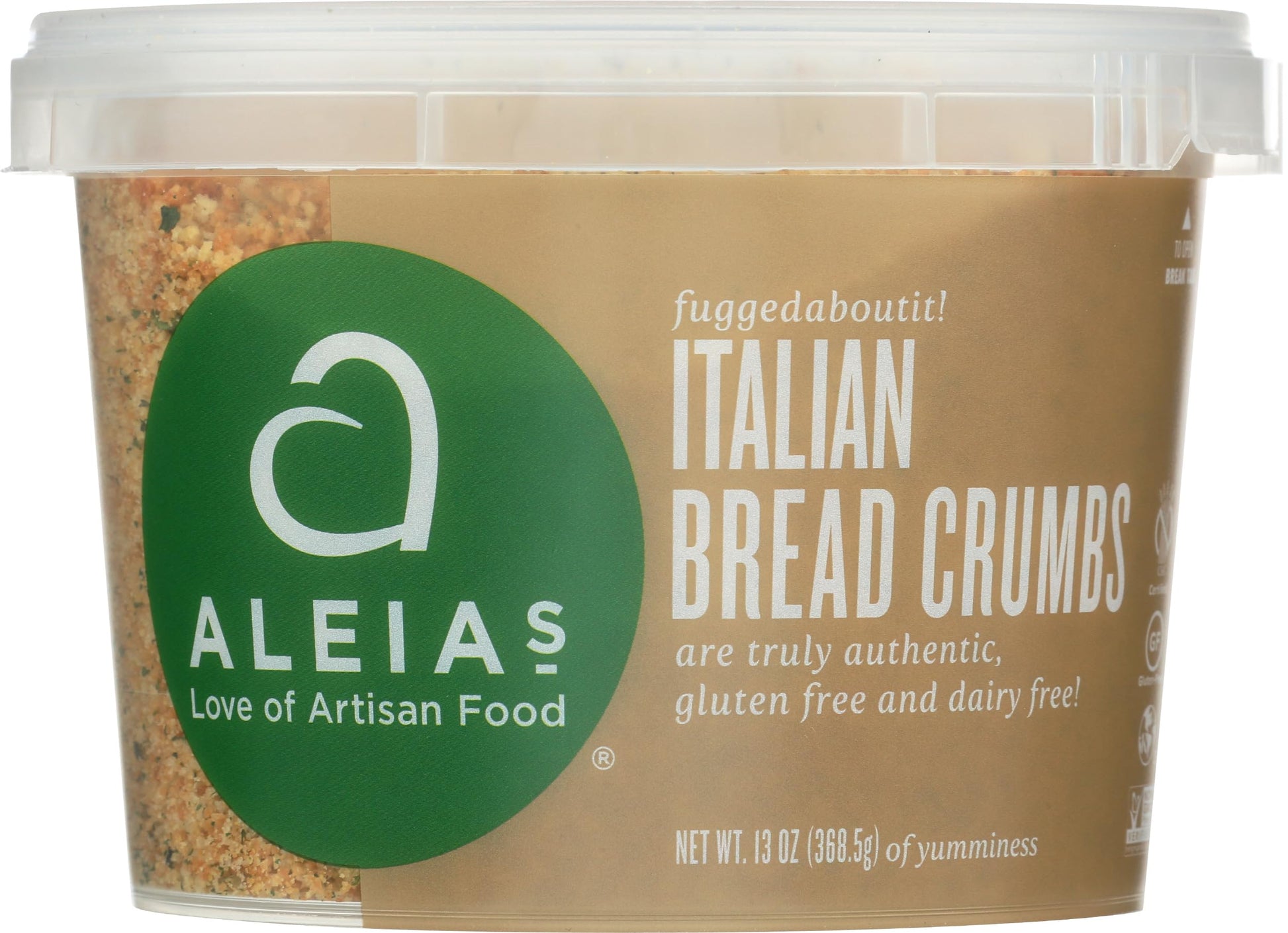 Aleias Italian Bread Crumbs  Gluten Free  Dairy Free  13 Ounces (Pack Of 12)