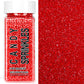Red Sanding Sugar Sprinkles, 4.6 oz Edible Sparkling Sugar Crystals for Baking Topping, Cupcakes, Cookies, Ice Cream & Cake Deco