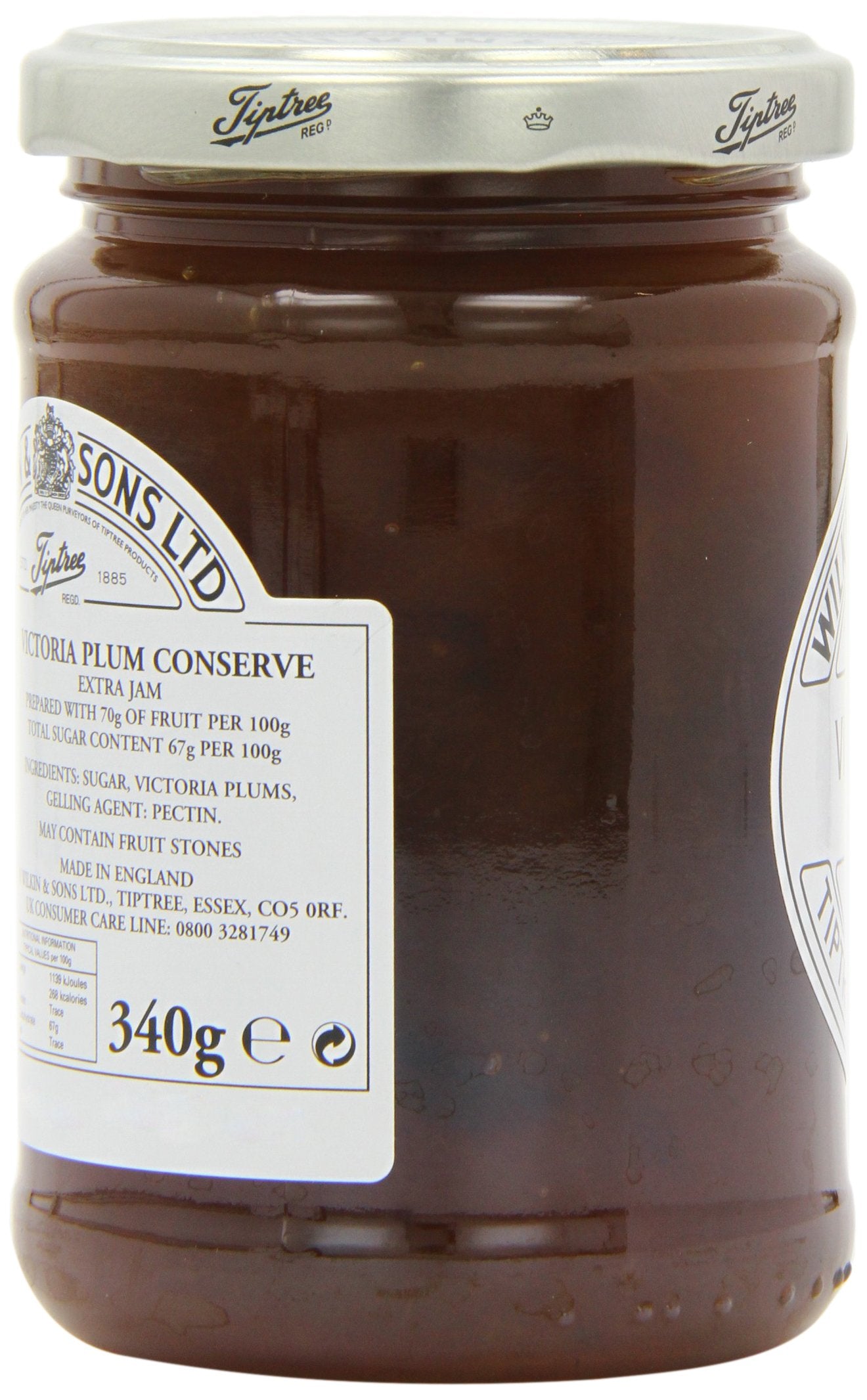 Tiptree Victoria Plum Preserve, 12-Ounce Jar (Pack of 6)