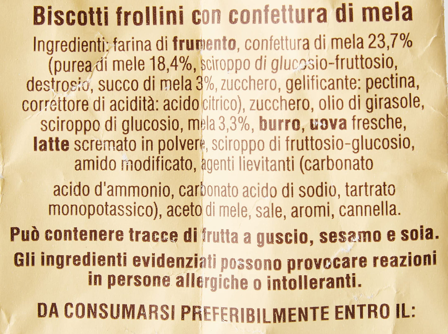 Mulino Bianco ''Cuor Di Mela'' 11.5 Oz Bag