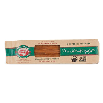 Montebello Organic Whole Wheat Spaghetti, 1 Lb