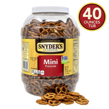 Snyders of Hanover Mini Pretzels, 40 Ounce Canister