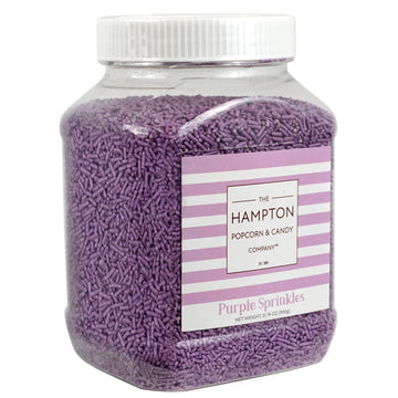 Purple Sprinkles Jimmies 1.98 Pounds Container, Sprinkles For Cake Decorating, Cake Sprinkles, Sprinkles For Baking, Ice Cream &