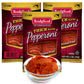 Bridgford Thick Sliced Pepperoni 5 oz Pack of 3 - Zero-Carb Slices for Pizza and Sandwiches