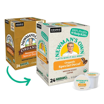 Newman'S Own Organics Newman'S Special Decaf Keurig Single-Serve K-Cup Pods, Medium Roast Coffee, 24 Count
