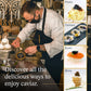 BESTER CAVIAR enhanced Osetra Sturgeon Caviar - Traditionally Harvested Malossol Ossetra Black Roe with Crme Frache  Tin Opener  2 Blinis & 4 Pearl Spoons - Single Tin (1.76 oz)